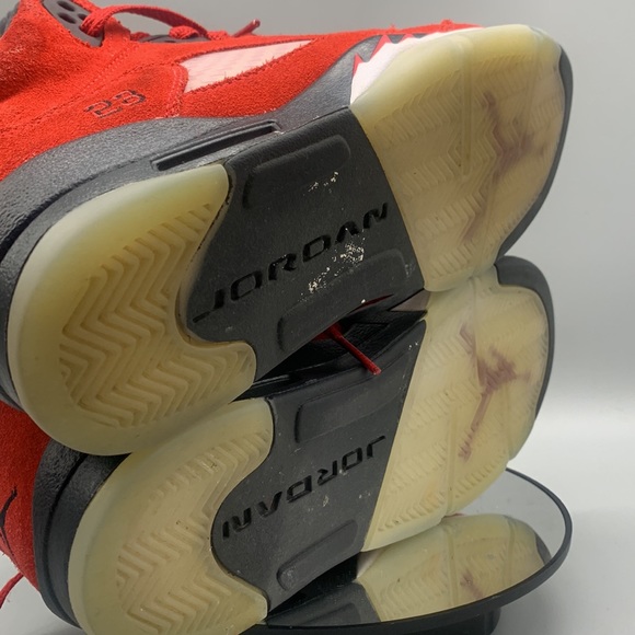 Air Jordan 5s Raging Bulls Size 6Y (7.5 Women) - Picture 6 of 9